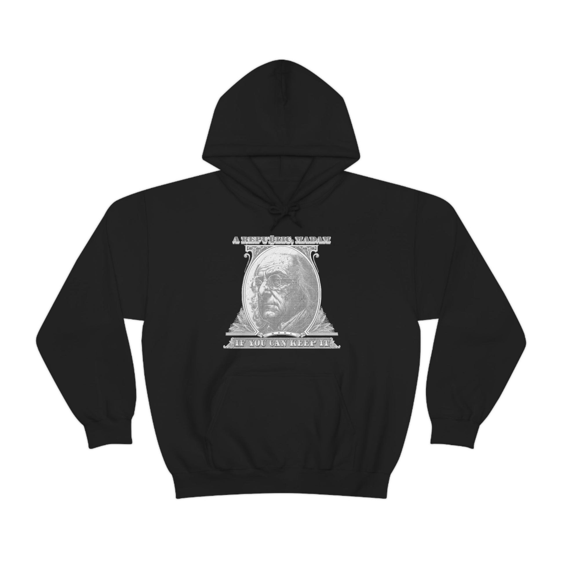 Franklin Bitcoin Hoodie - Crypto Republic - Bind on Equip - 11673846932647601605