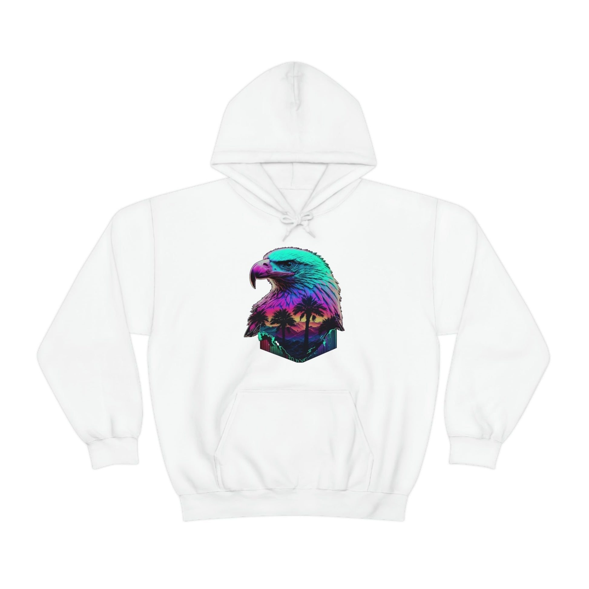 Womens and Mens Patriotic Hoodies - Land of the Vapor, Home of the Wave - Bind on Equip - 29484819232871000389